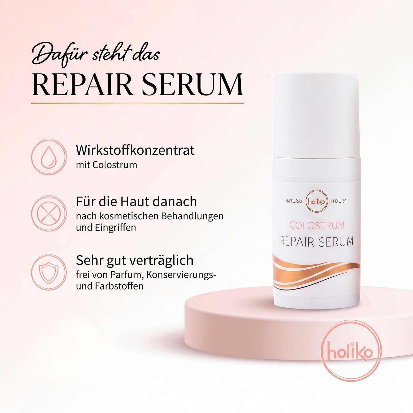 Holiko Repair Serum Produktargumente 1