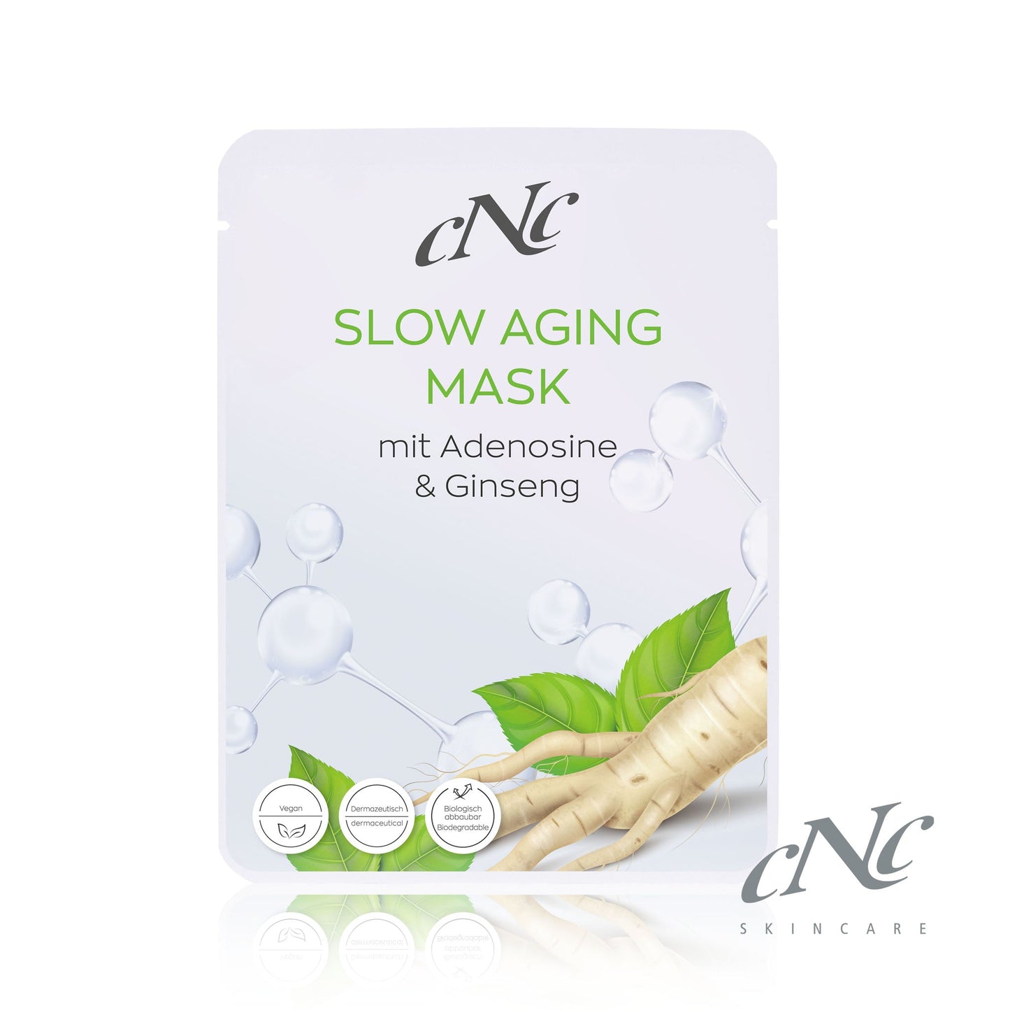 Slow Aging Mask mit Adenosine & Ginseng, Tuchmaske