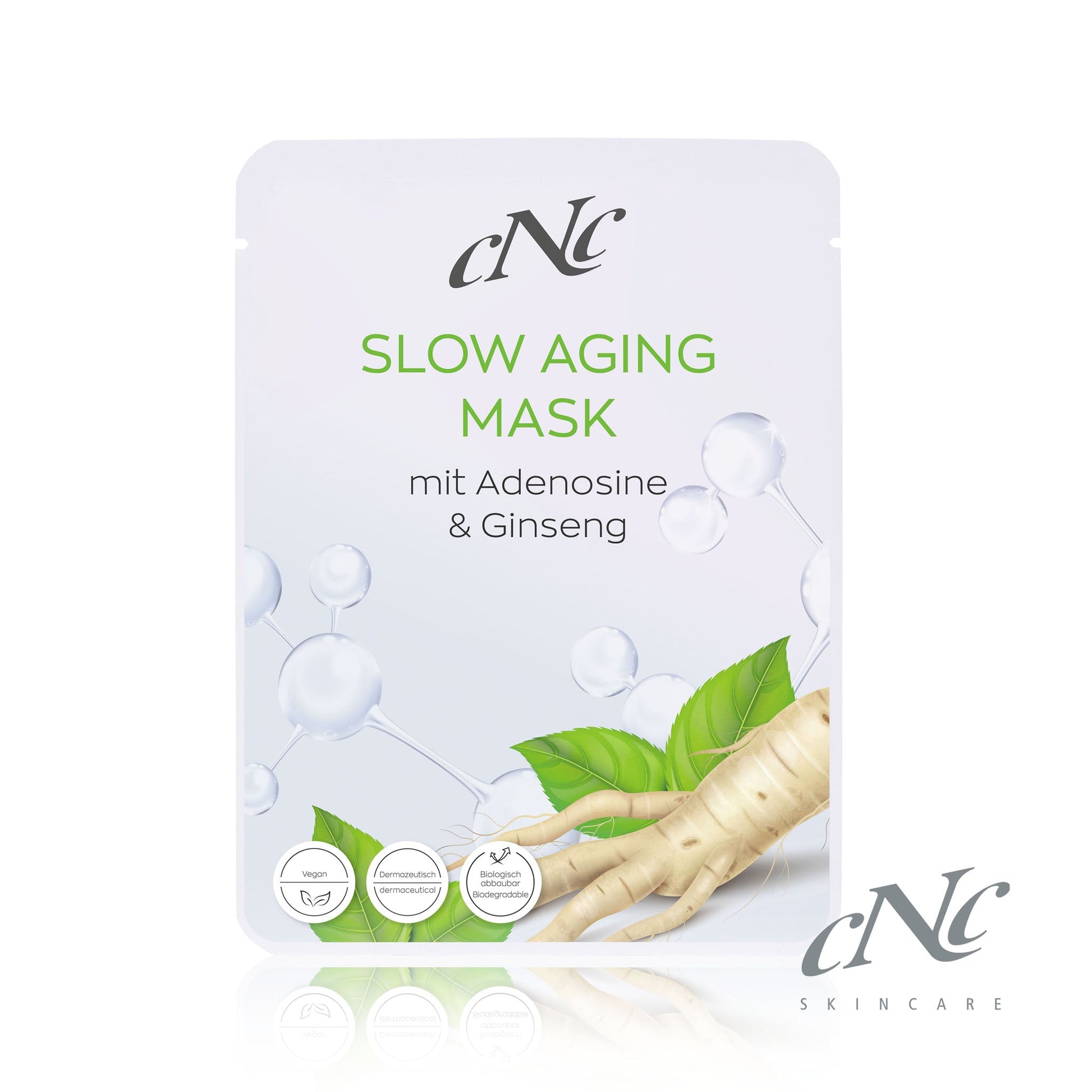 Slow Aging Mask mit Adenosine & Ginseng, Tuchmaske