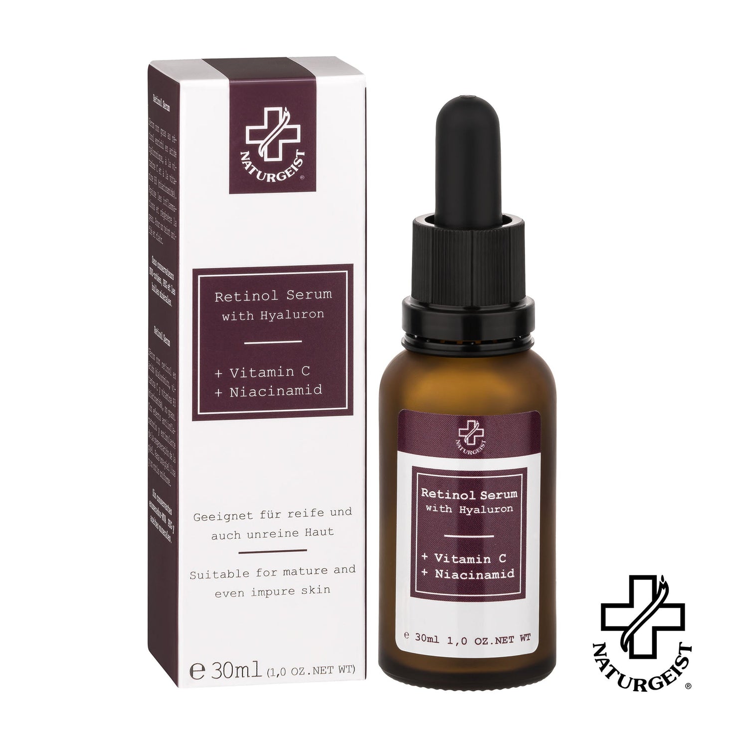 Retinol Serum with Hyaluronsäure + Vitamin C + Niacinamide