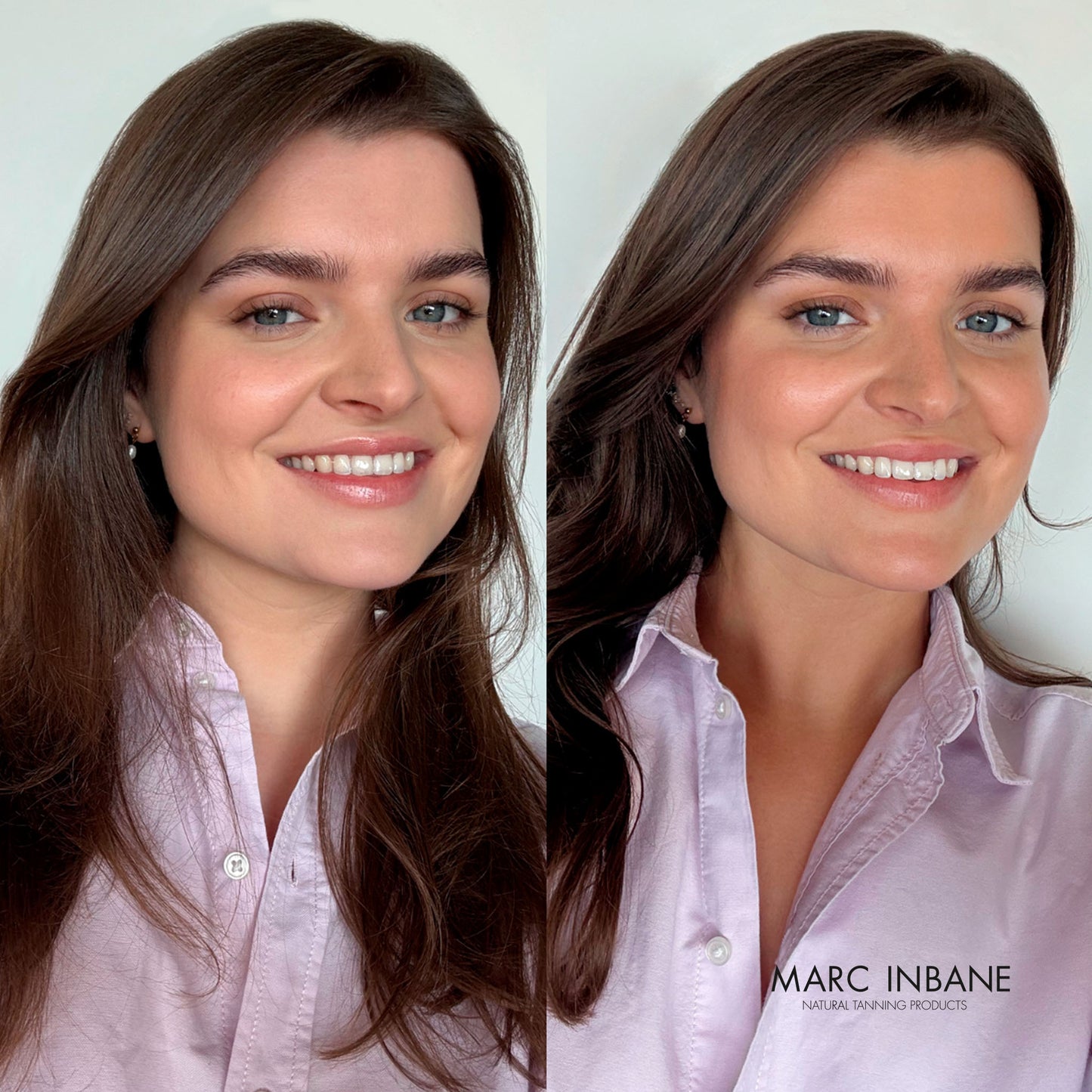 MARC INBANE Perle de Soleil Tanning Drops Bräunungstropfen vorher-nachher
