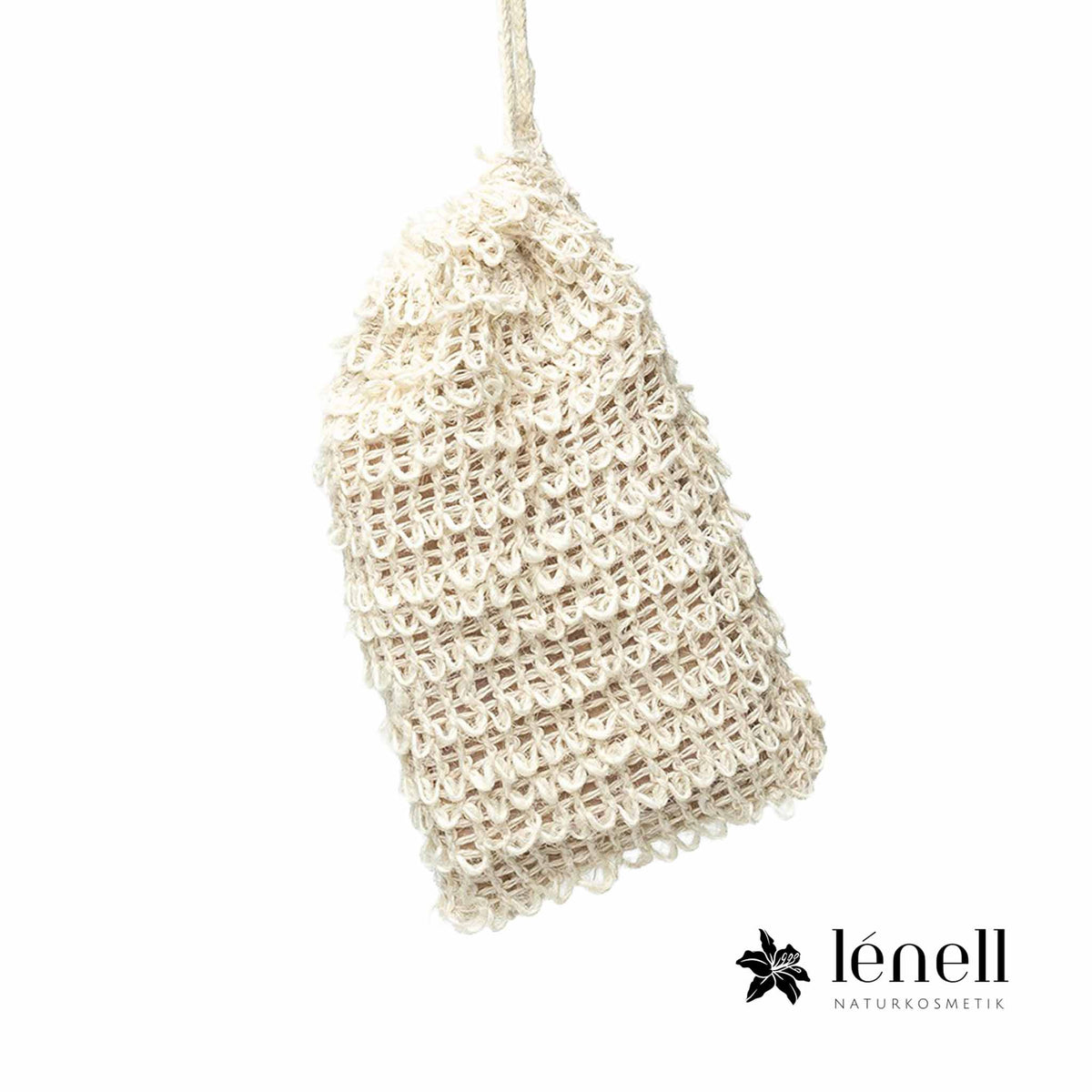 Dusch- und Seifensäckchen aus Sisal