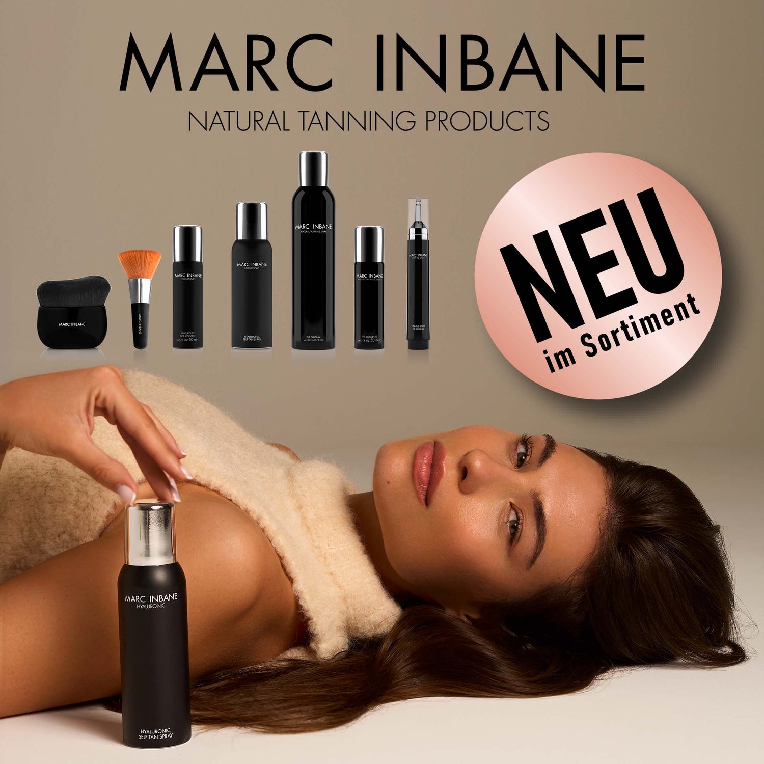 MARC INBANE Natural Tannin Products - Natürliche Selbstbräunerprodukte - Kollektionsbild - NEU IM SORTIMENT
