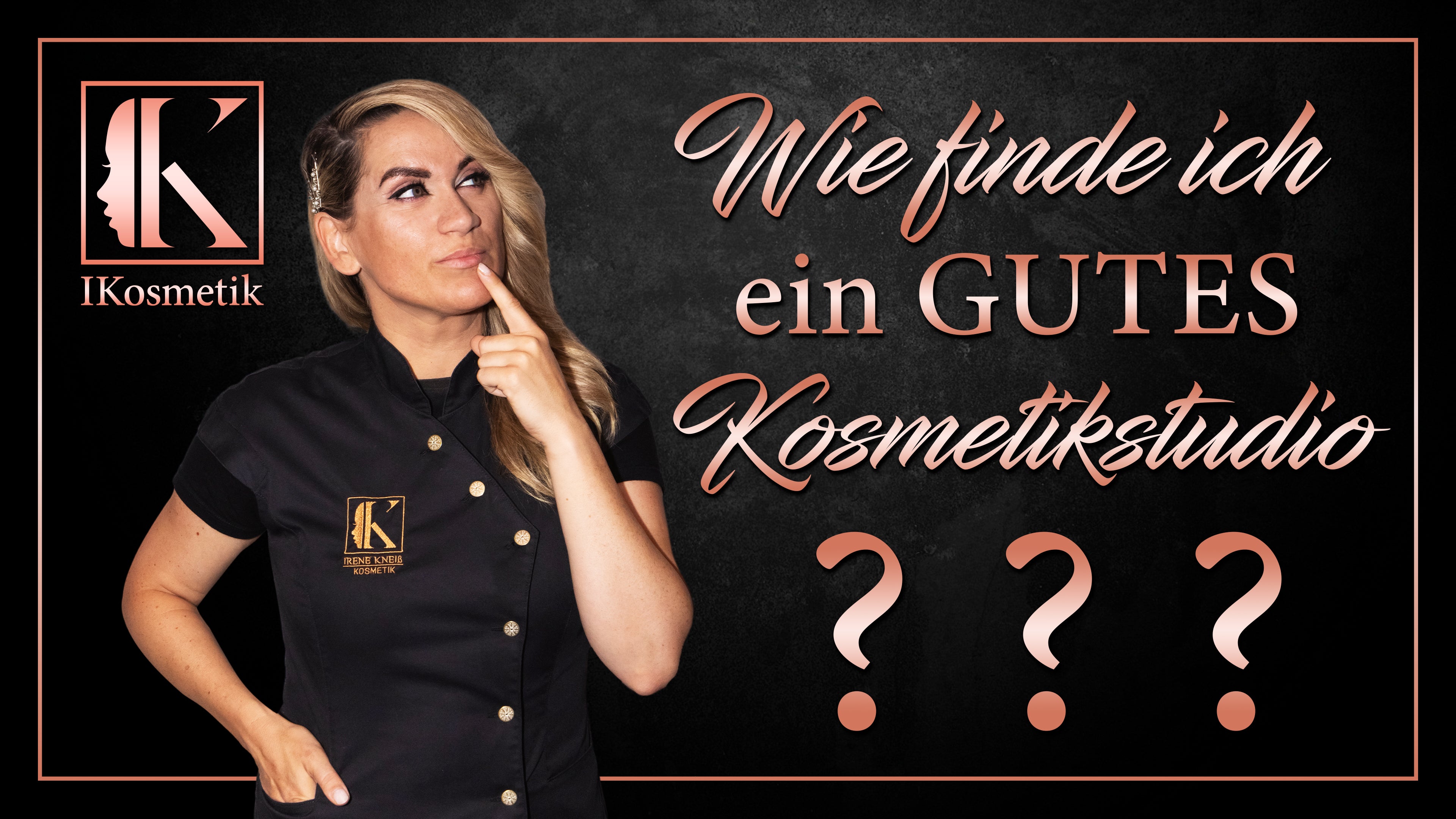Video laden: Irene klärt über die Qualität von Kosmetikstudios auf.